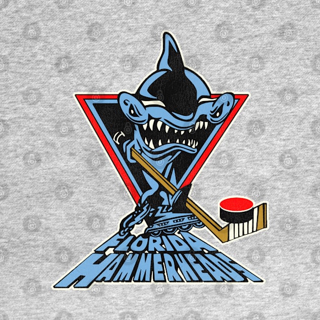 Retro Defunct Florida Hammerheads Roller Hockey by darklordpug